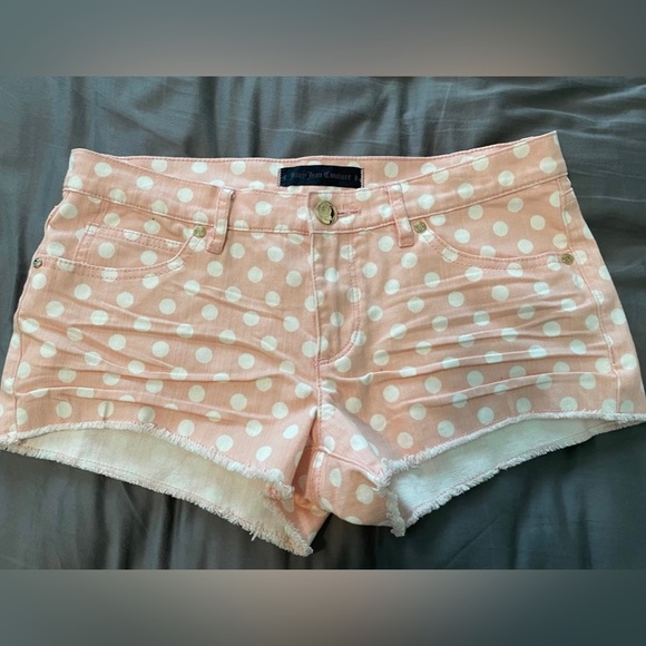 Juicy Couture Pants - Juicy Jean Couture women’s shorts polka dot 27